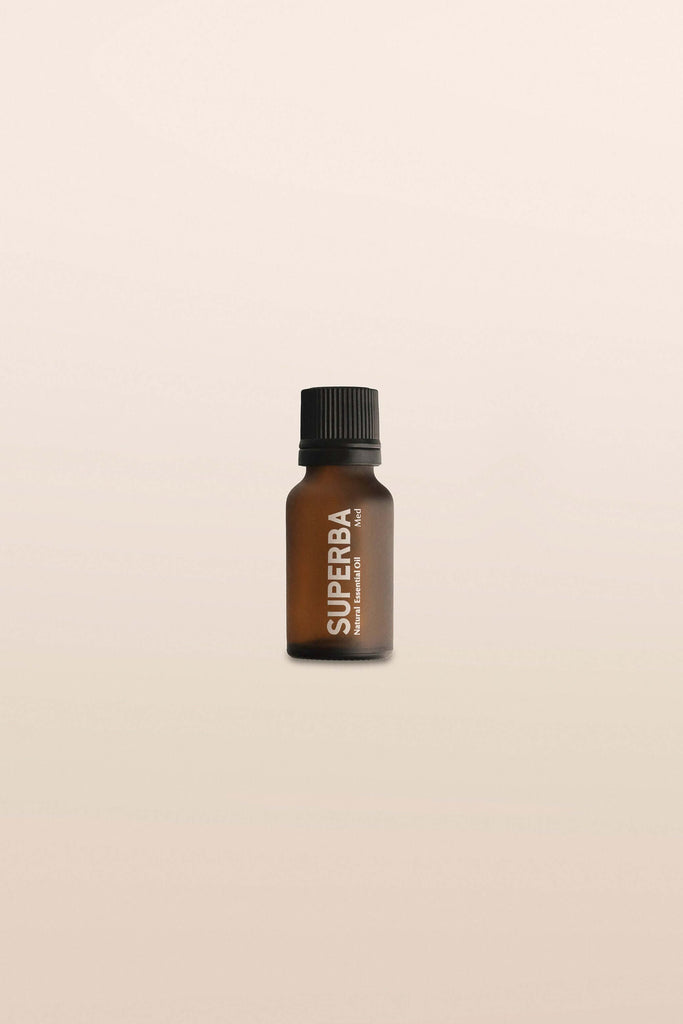 Superba elegant bottle of natural essential oil Med edition for your diffuser