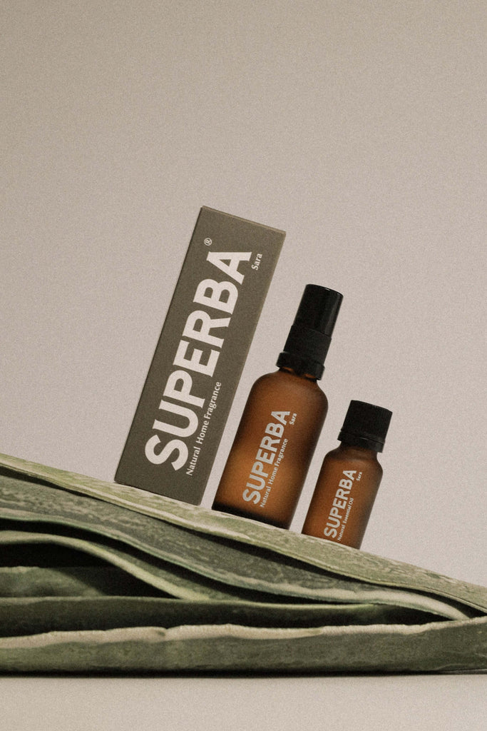 Two superba elegant bottles of natural home fragrance Sara edition 